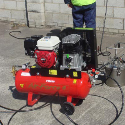 Portable Petrol Compressor Hire