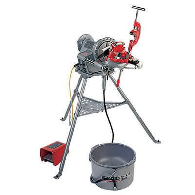 Pipe Threader On Stand - 110v 1/2in to 3in Hire